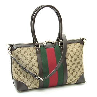 グッチ GUCCI バッグ コピー ハンドルバッグ 257341 FWCZG 9791 GGキャンバス ヴィンテージウェブ トップ ベージュ/エボニー/ブラウン/グリーン/レッド/グリーン